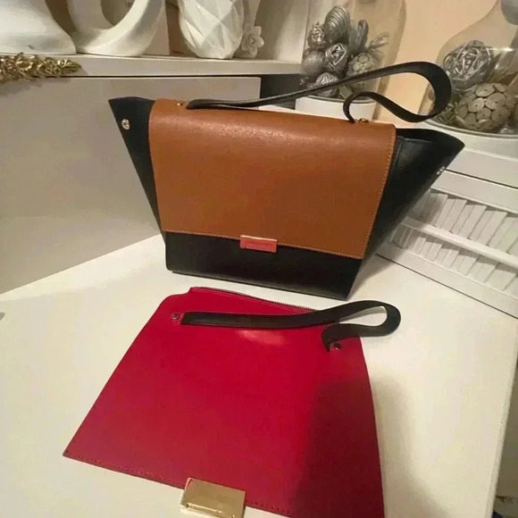 Authentic Antonella Ferrante Italian bag.can change the face with two color. - Picture 6 of 16